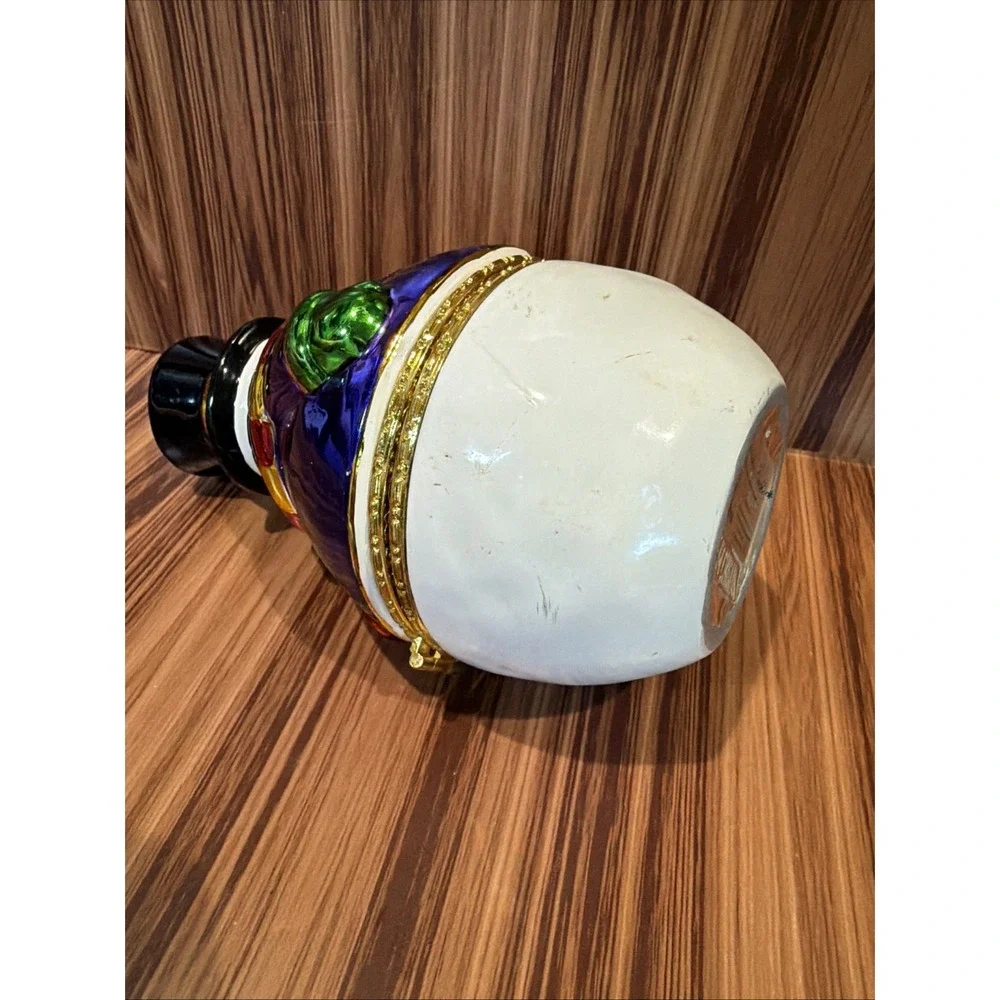 Christopher Radko Snowman Hinged Trinket Box 2006 Stash Jewelery Gift Box